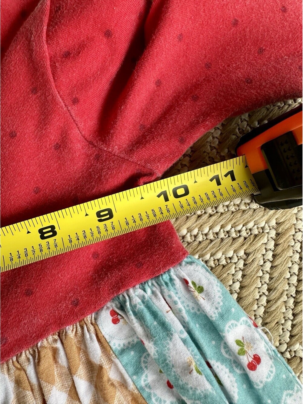 Girls Ricrac and Ruffles Dress Size 4T - Picture 6 of 7